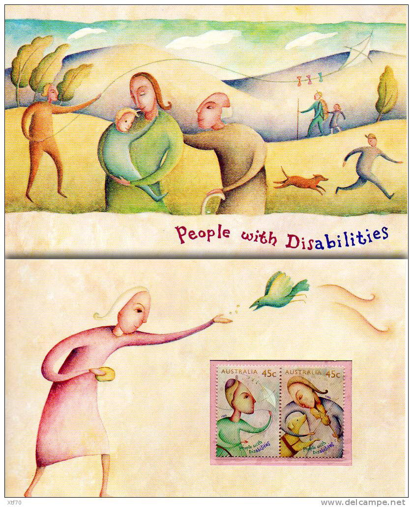 AUSTRALIA 1995 People With Disabilities Presentation Pack - Presentation Packs