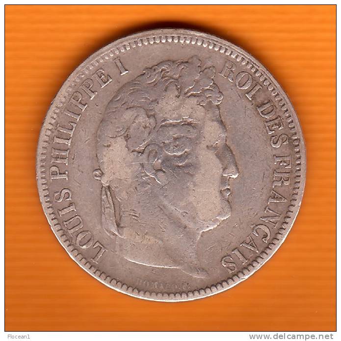 ****  5 FRANCS LOUIS PHILIPPE 1831 A TRANCHE EN RELIEF  ARGENT **** EN ACHAT IMMEDIAT !!! - 5 Francs