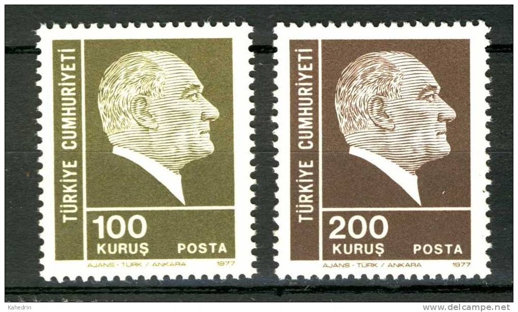 Turkey/Turquie/Türkei 1977, Atatürk **, MNH - Nuevos