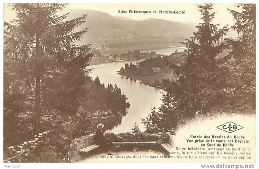 Franche-Comté - Entrée Des Bassins Du Doubs, Vue Prise De La Route Des Brenets (CLB) - Franche-Comté