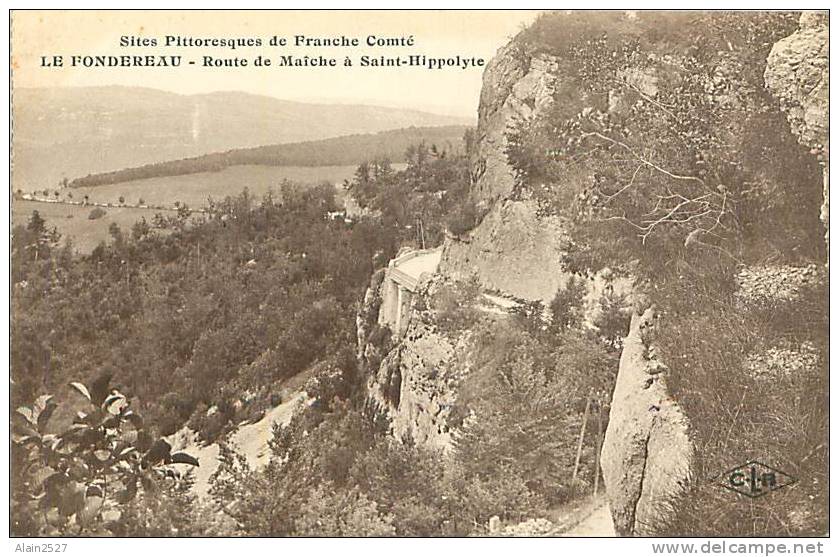 Franche-Comté - Le Fondereau - Route De Maîche à Saint-Hippolyte (CLB) - Franche-Comté