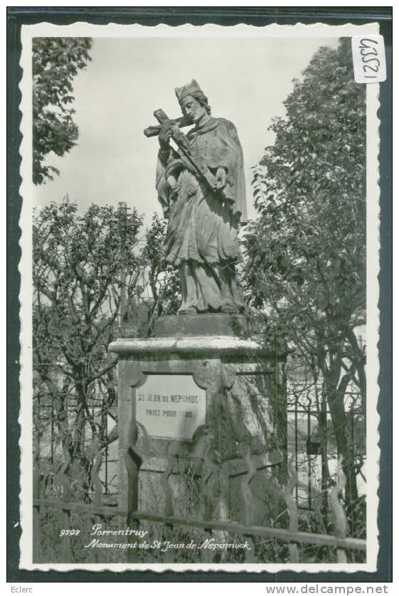 PORRENTRUY - MONUMENT ST JEAN DE NEPOMUCK -  TB - Porrentruy