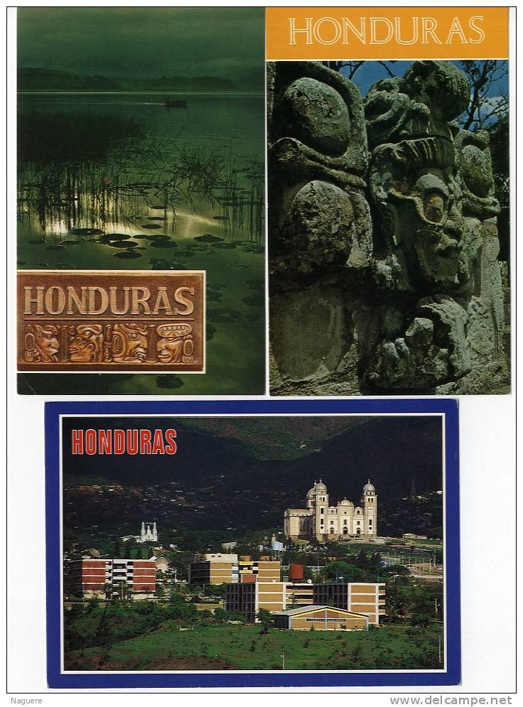 HONDURAS  -  3 CPM DIVERSES ANNEE 1980 - Honduras