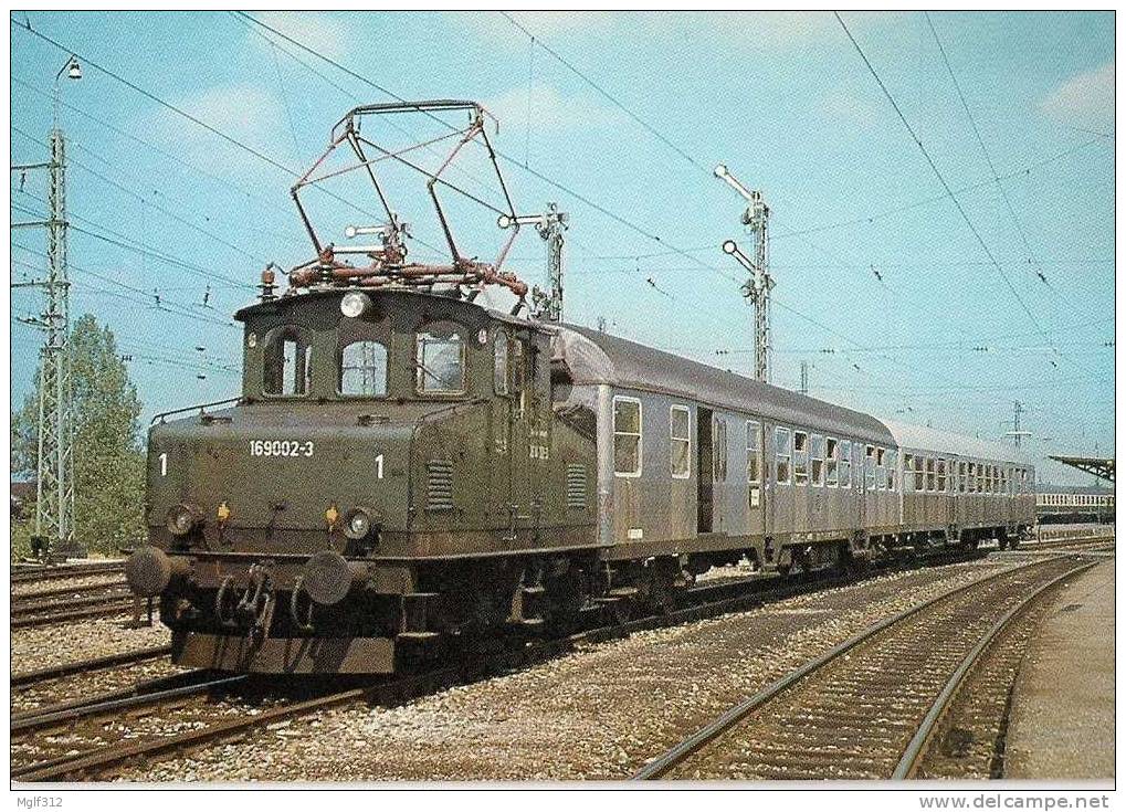 ALLEMAGNE DB Locomotive 169 002-3 Train MURNAU à OBERRAMMERGAU En Juillet 1977 - Treinen