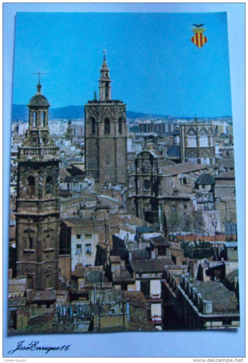 VALENCIA SERIE 19 N° 643 DURA VELASCO. TORRES SANTA CATALINA Y MIGUELETE  1979 - Valencia