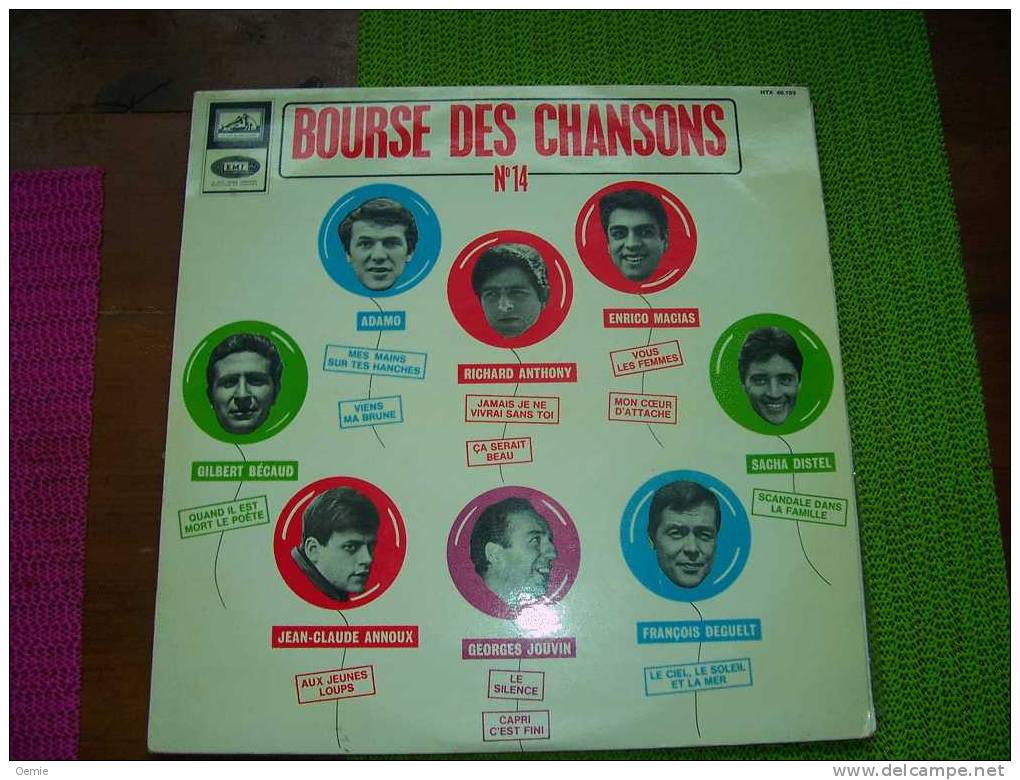 LA  BOURSE  DES  CHANSONS  No 14  REF  EMI  HTX 40103 - Compilations