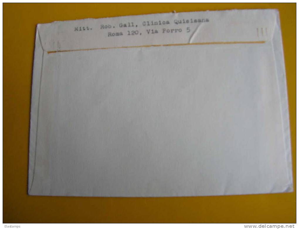== Vatican , Brief Nach Zürich 1953 MeF 190 Maria Goretti - Storia Postale