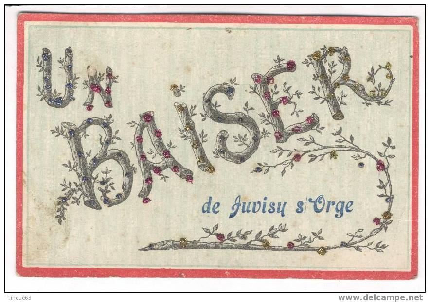 91- Un Baiser De... JUVISY SUR ORGE - Paillettes - Juvisy-sur-Orge