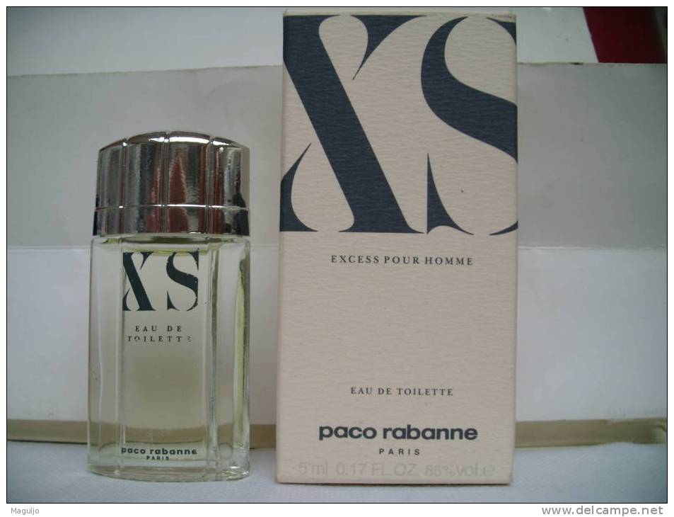 PACO RABANNE " XS " MINI EDT 5 ML LIRE!!! - Miniaturen Herrendüfte (mit Verpackung)