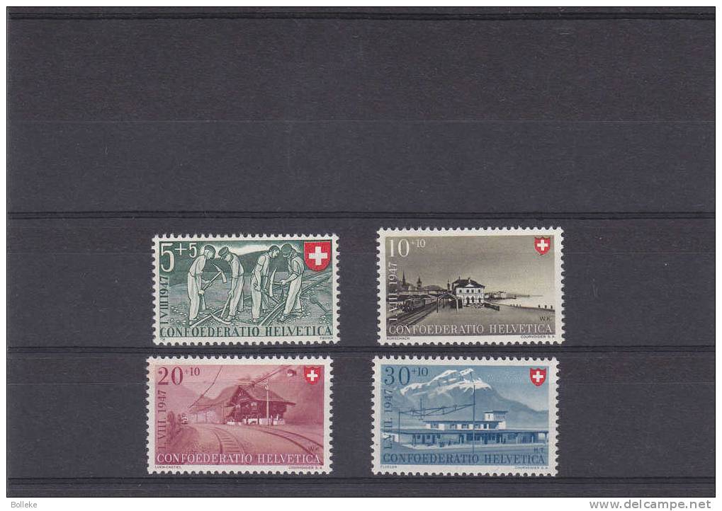 Suisse - Pro Patria - Yvert  437 / 40  °° - MNH - Trains - Rails - Valeur 12,00 Euros - Nuovi