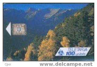 # ANDORRA 5 Saisons - L'Automne 100 Sc6 05.92 20000ex Tres Bon Etat - Andorre