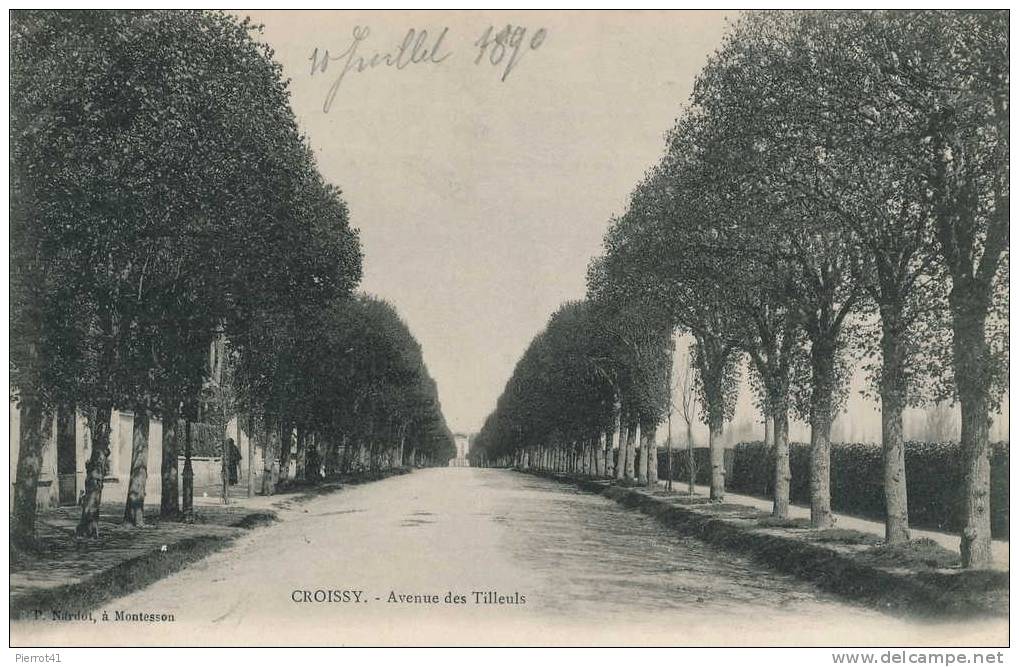 CROISSY - Avenue Des Tilleuls (1890) - Croissy-sur-Seine