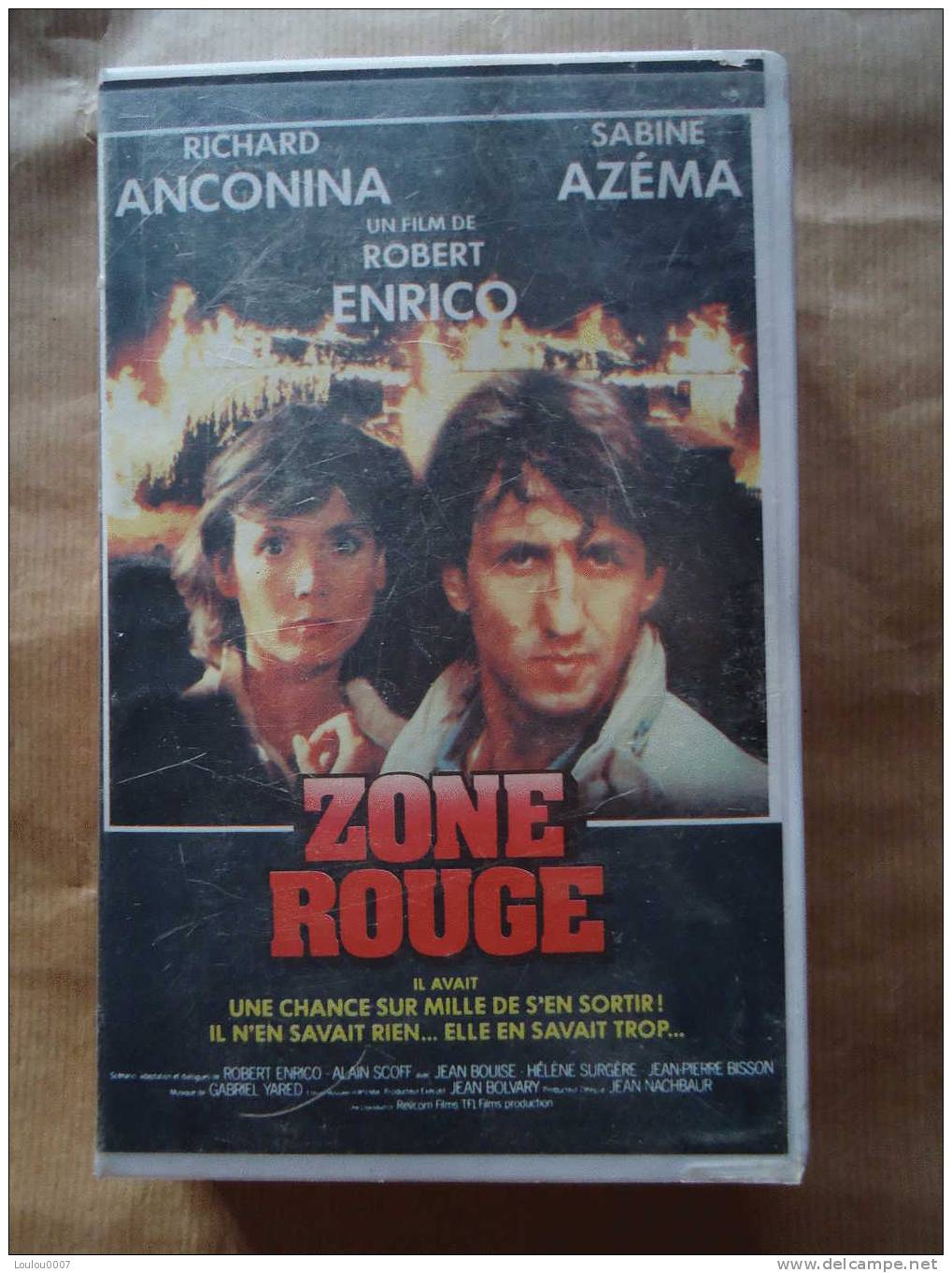 ZONE ROUGE   VHS - Dramma