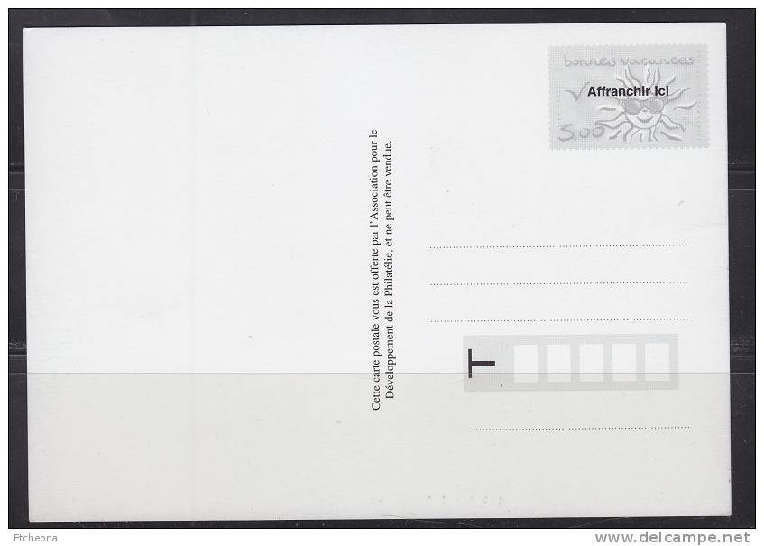 = Carte Postale Avec Visuel Du Timbre 3241 Bonnes Vacances De 1999 Neuve - Documents De La Poste