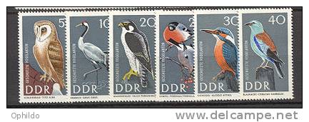 DDR    969/974   * *  TB  Cote 6.50 Euro   Oiseau Dont Rapace - Neufs