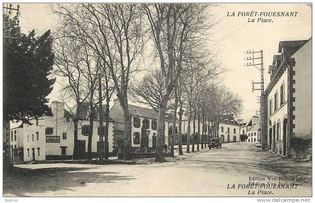LA FORET FOUESNANT      LA PLACE        VEUVE BOLORE  EDITION - La Forêt-Fouesnant