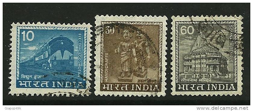 ● INDIA - 1979 - ORDINARIA - N. 585 / 87 Usati  - Cat. ? €  - Lotto 219 - Gebraucht