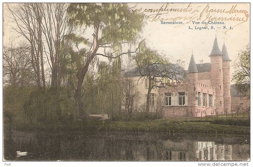 Saventhem / Zaventem :  Vue Du Château ----1907 - Zaventem
