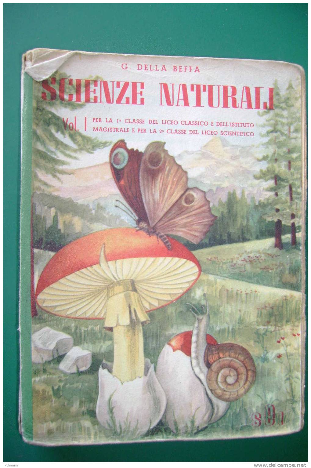 PDO/14 Della Beffa SCIENZE NATURALI S.E.I./botanica/zoologia/funghi/illustrazioni Gech, U.Tosco, Servazzi - Geneeskunde, Biologie, Chemie