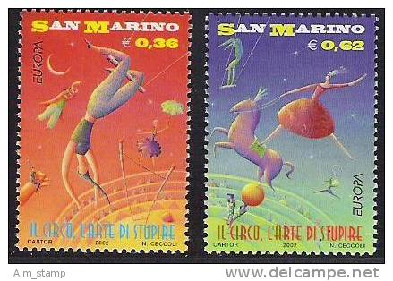 2002 San Marino   Mi 2018 ** MNH Europa - 2002