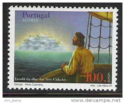 1997 Azoren     Mi. 466 ** MNH Europa: Sagen Und Legenden - 1997