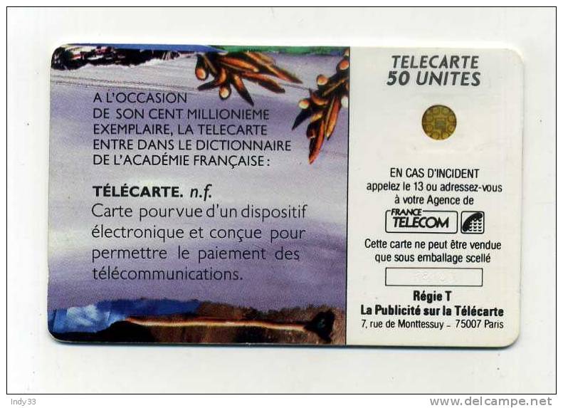 - TELECARTE FRANCE ILLUSTREE . 1990 - 1990