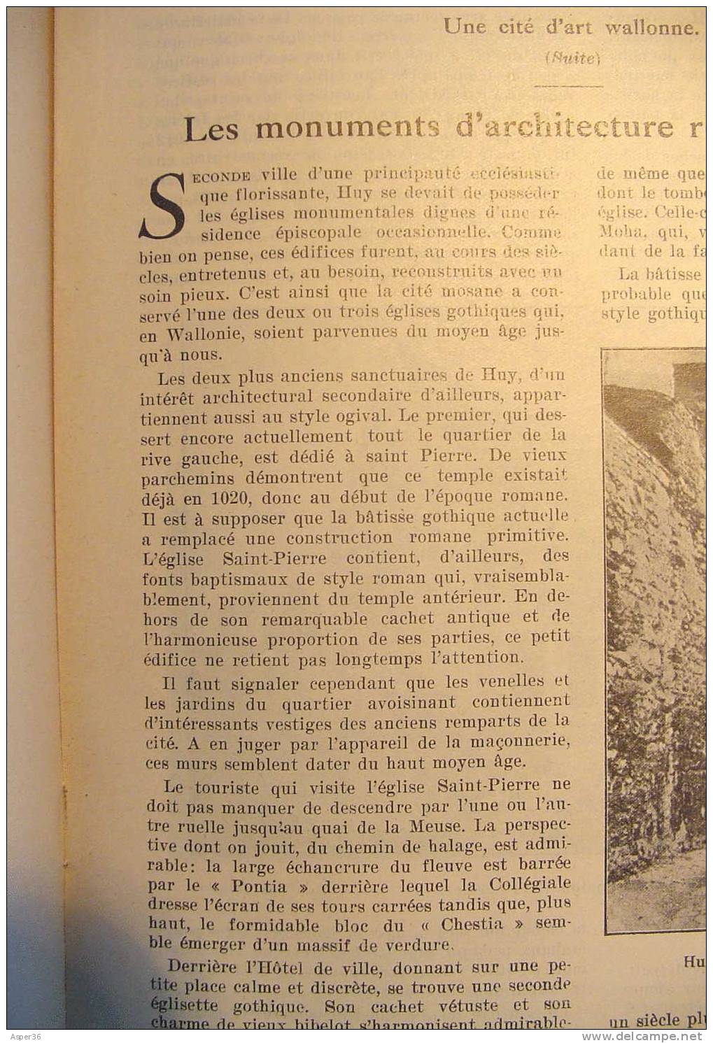 Magazine Avec Article  "Huy " 1931 - Collections