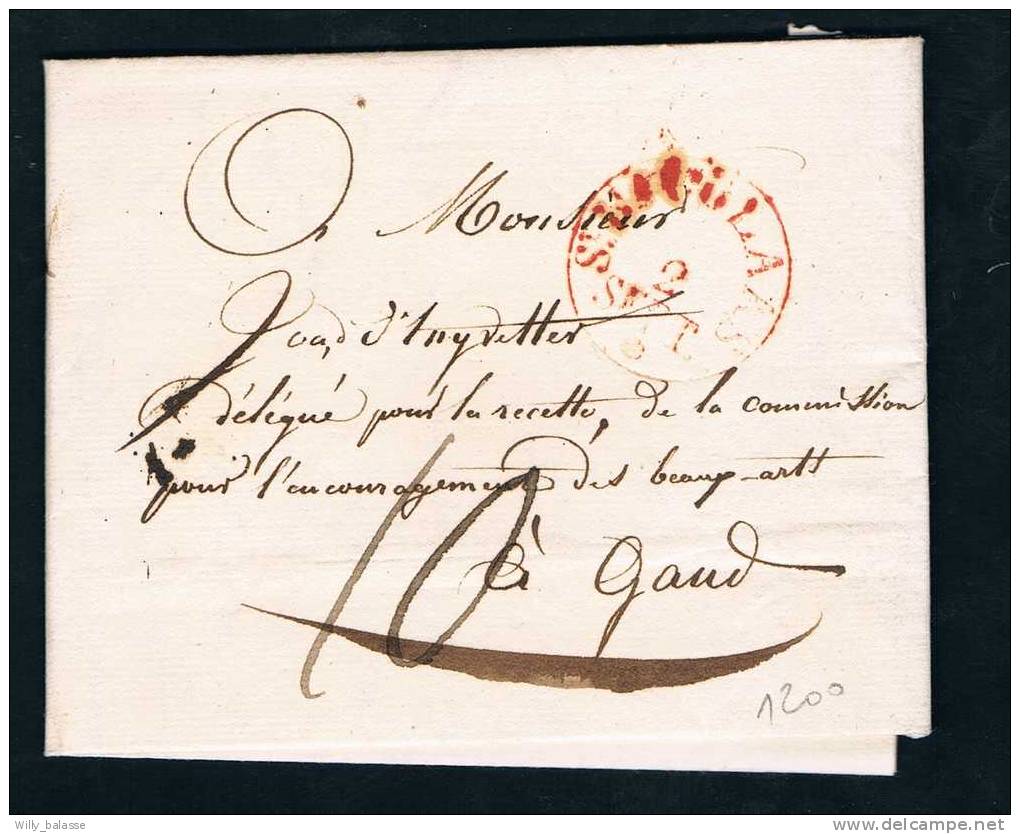 Belgique Précurseur 1829 Lettre Avec T11 "ST NICOLAAS" - 1815-1830 (Période Hollandaise)