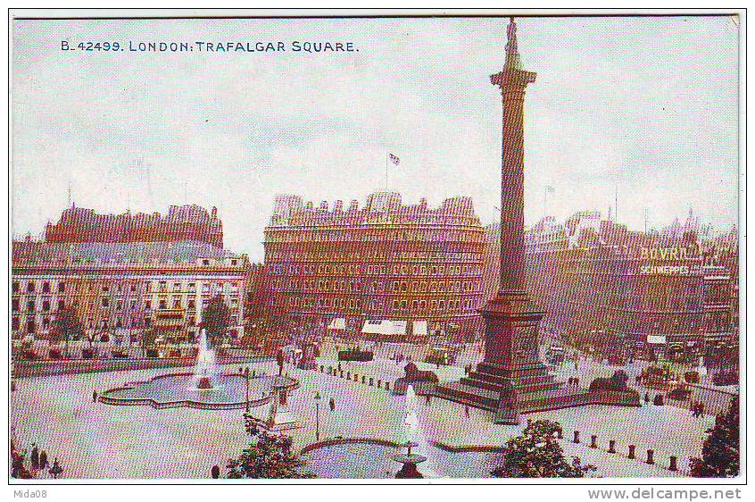 LONDON. TRAFALGAR SQUARE. ANIMATION. CELESQUE SERIES. - Trafalgar Square