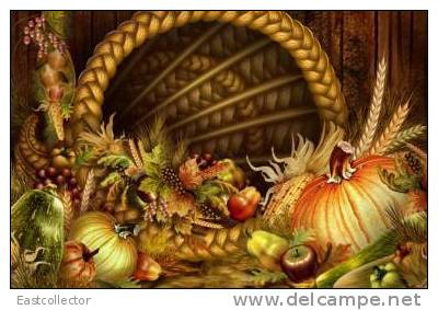 Thanksgiving Day Post Stationery 1276 - Giorno Del Ringraziamento