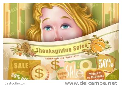 Thanksgiving Day Post Stationery 1276 - Thanksgiving