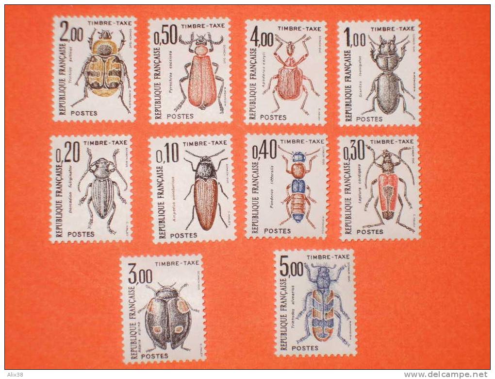 FRANCE 1982/83-Séries N°103/12 Insectes 10 Valeurs. Neufs Sans Trace De Charnière Avec Gomme D´origine.  Superbe - 1960-.... Neufs