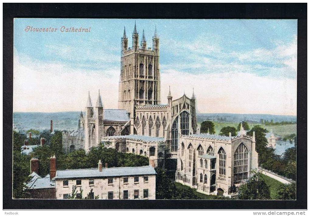 RB 671 - 3 Early Unused Postcards Gloucester Cathedral Gloucestershire - Gloucester