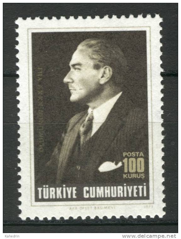 Turkey/Turquie/Türkei 1973, Atatürk **, MNH - Neufs