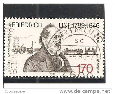 Alemania-Germany Nº Yvert 1261 (usado) (o). - Used Stamps