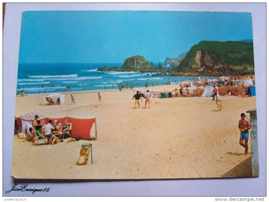 EL FERROL DEL CAUDILLO, PLAYA VALDOVIÑO. POSTALES FAMA N° 3536, 1977 - La Coruña