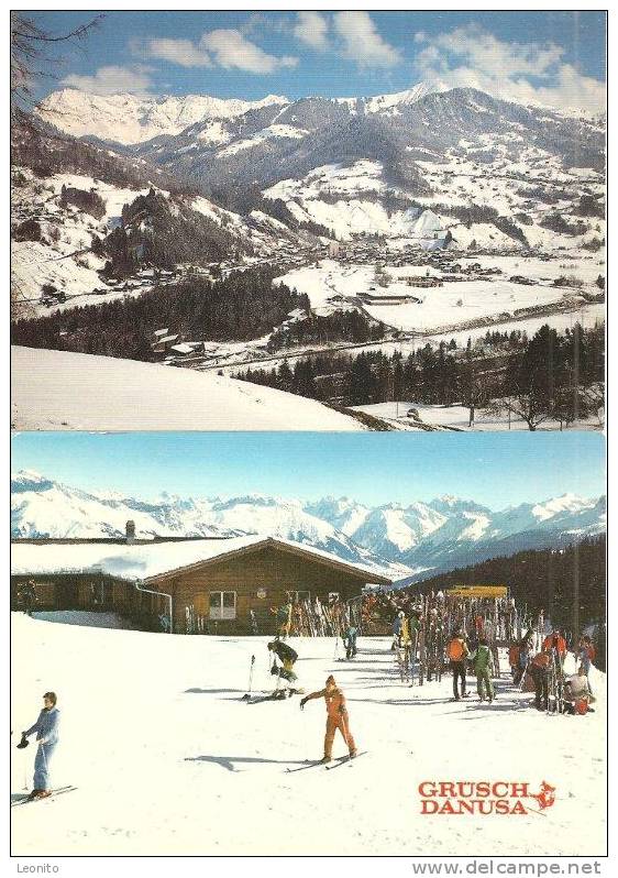 Grüsch Und Schmitten Grüsch Danusa Sportbahnen Grüsch Skigebiet 2 Ansichtskarten - Grüsch