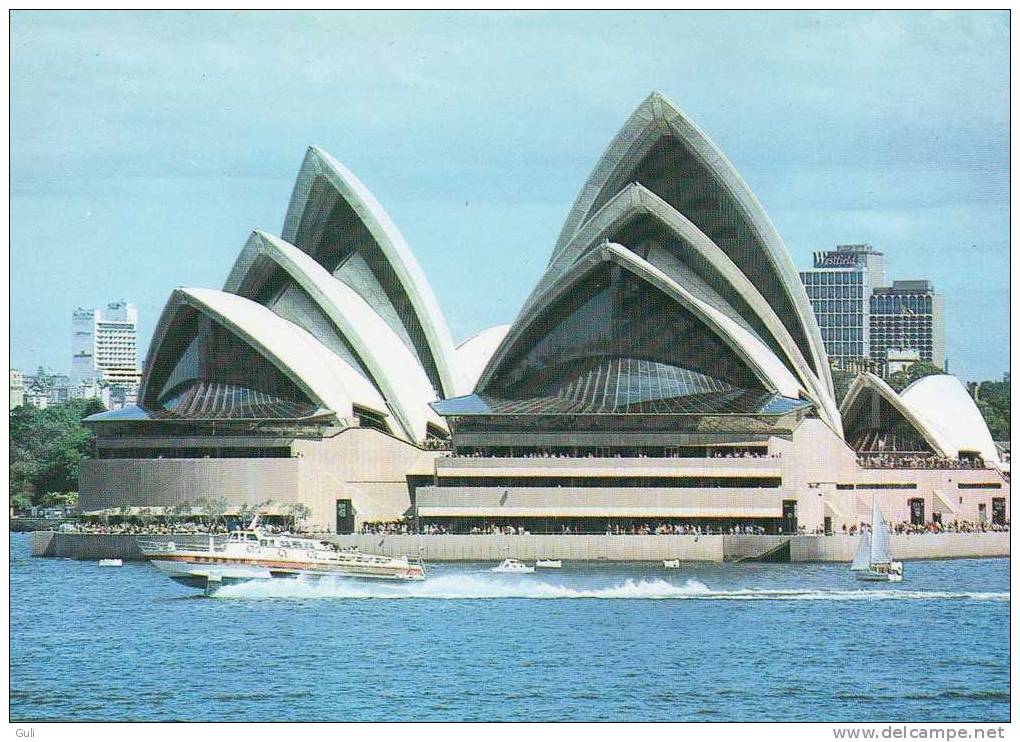 Australie- New South Wales (NSW) -Sydney  AUSTRALIA-The Unique Sydney Opera House ( Hydrofoil Ferry )   *PRIX FIXE - Sydney