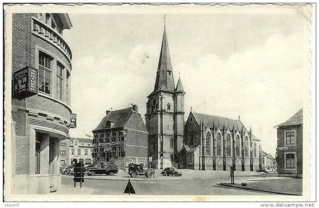 BILZEN-KERK-STADHUIS-APOTHEEK W.JAMEES PHARMACIE-CAFE BILJART - Bilzen