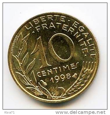 10 Centimes "Marianne"  1998 UNC - 10 Centimes