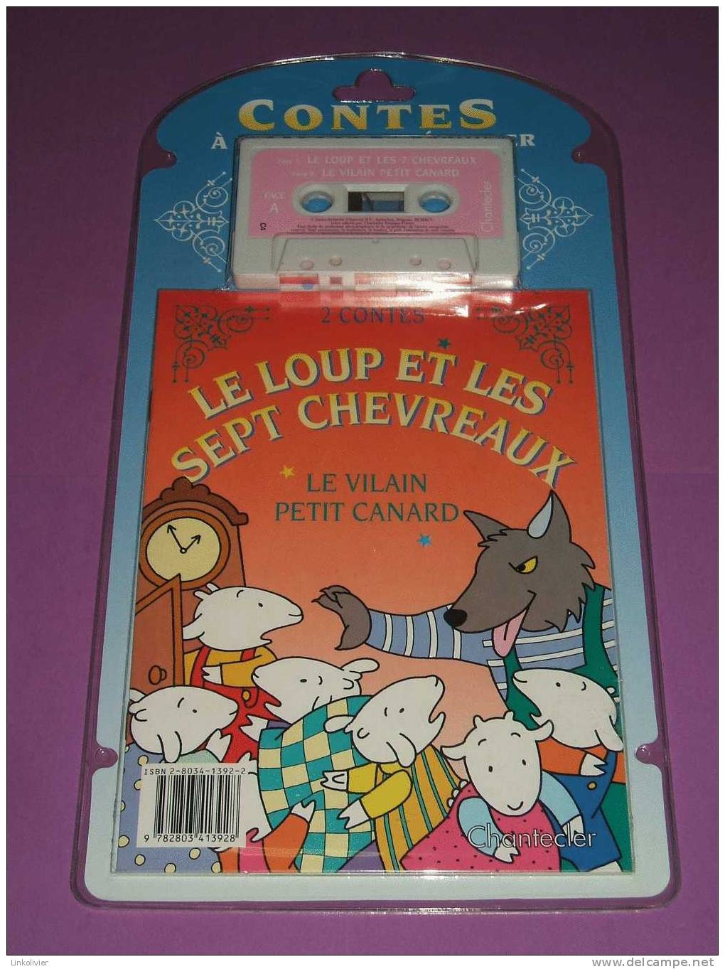 Livre Et Cassette LE LOUP ET LES 7 CHEVREAUX / LE VILAIN PETIT CANARD Neuf Emballé - Kassetten