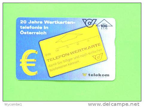 AUSTRIA - Optical Phonecard As Scan - Oesterreich