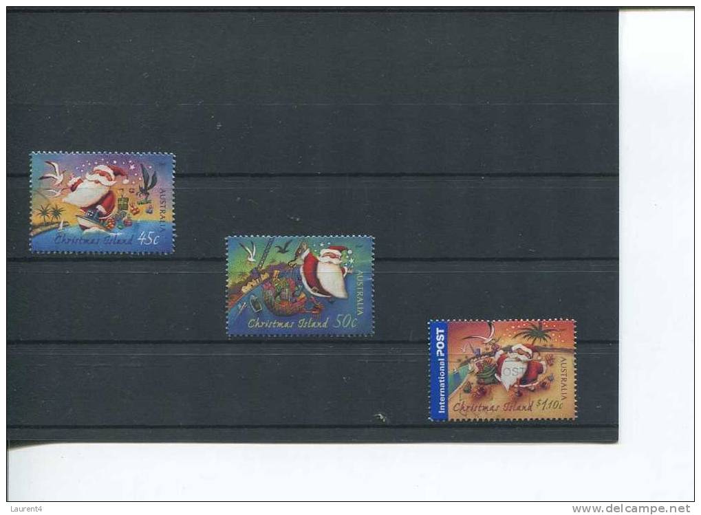 (555) Christmas Island Selection Of Stamp - Iles De Christmas Selection De 3 Timbres - Noel - Christmas Island