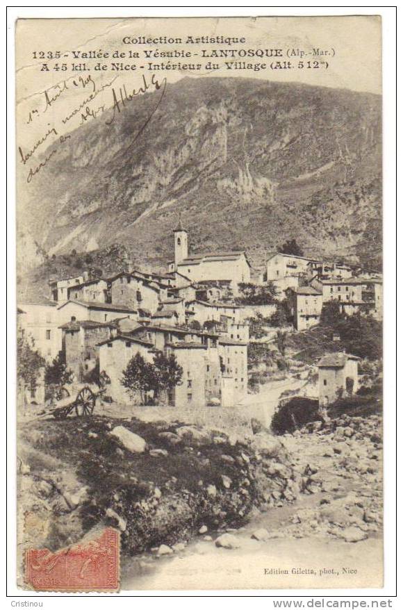 06 LANTOSQUE Vallée De La Vésuble  1915 - Lantosque