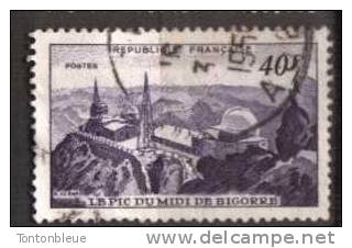 France / 1951 - No. 916 Pic Du Midi De Bigorre- Cachet Rond (Carnet RG) - Oblitérés