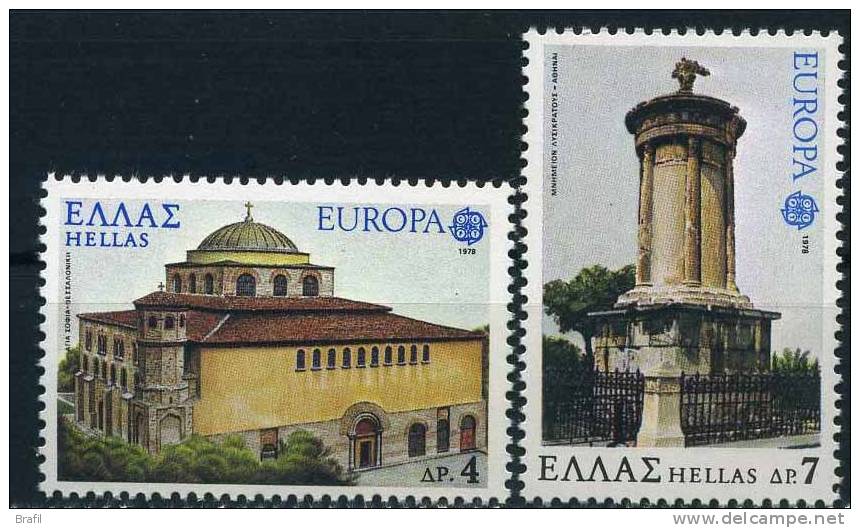 1978 Grecia, Europa , Serie Completa Nuova (**) - Unused Stamps
