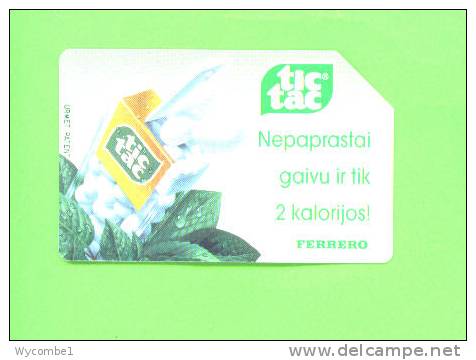 LITHUANIA - Urmet Phonecard As Scan - Lituanie