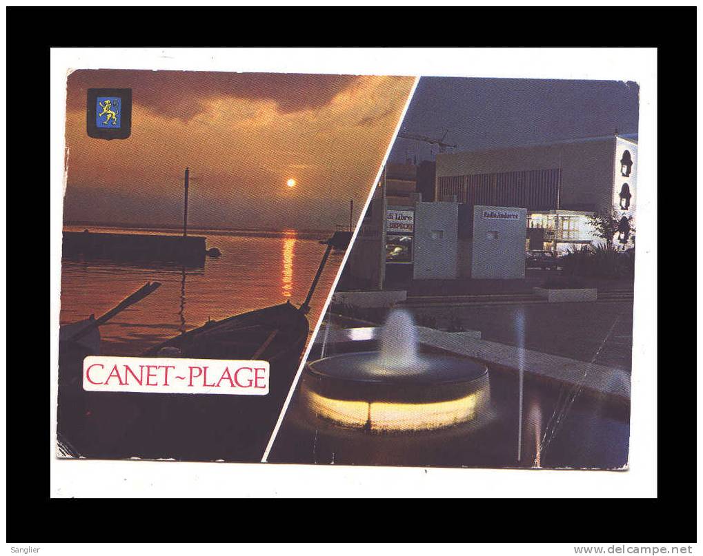 CANET-PLAGE - LA PLAGE RADIEUSE AU CREPUSCULE - Canet En Roussillon