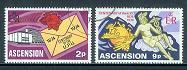 ASCENSION 1974 CTO Stamps U.P.U. 179-180 #3055 - U.P.U.