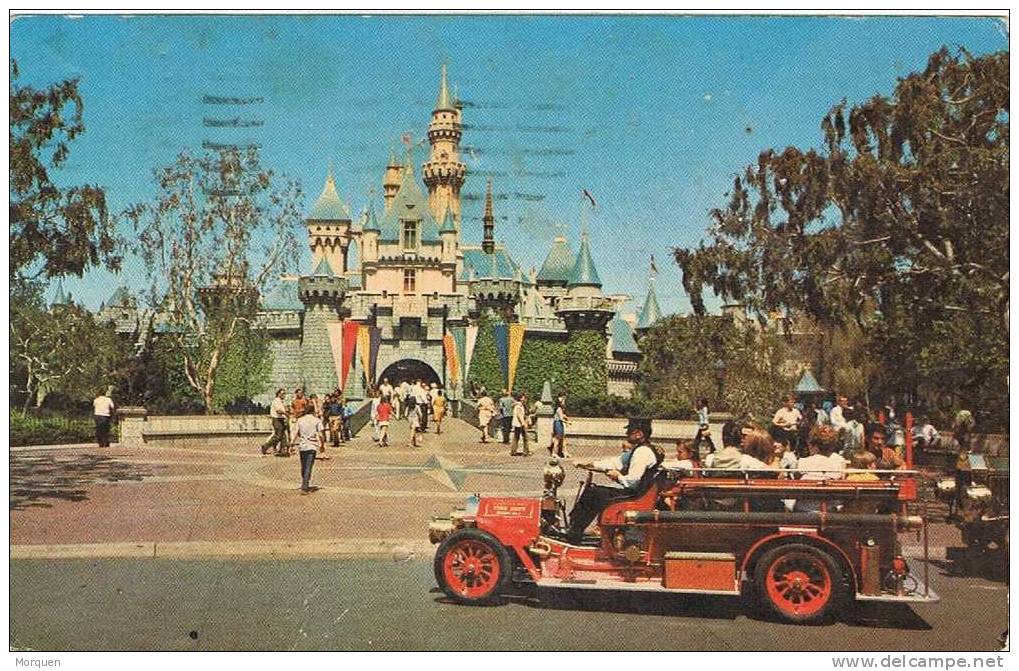 0996. Postal Aerea ANAHEIM (California) 1971. Disneyland - Briefe U. Dokumente